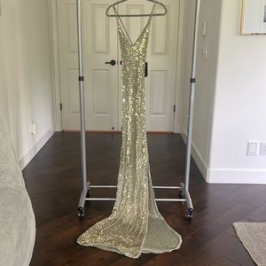 MARIE SEQUIN CROCHET DRESS